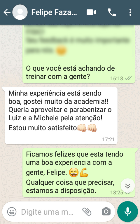 Depoimento de aluno 1